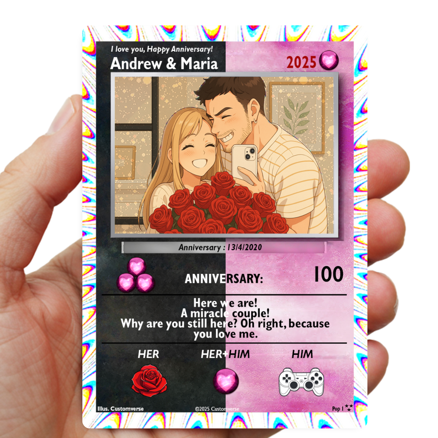 Poké-Card: I LOVE YOU IN A UNIQUE AND SPECIAL CARD! 😍